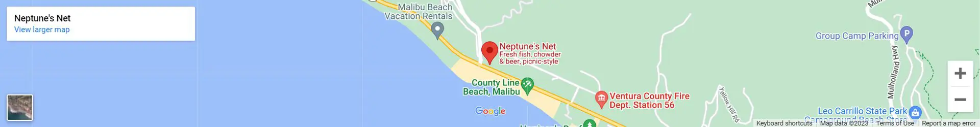 A map of neptune 's new location on the beach.